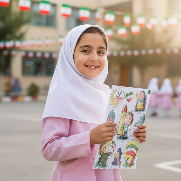 استیکر اقتصادیِ فرزندان ایران (پک 300 تایی)
